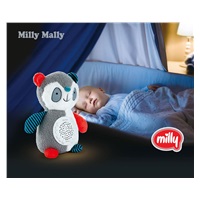 Plyšový usínáček panda s projektorem Milly Mally