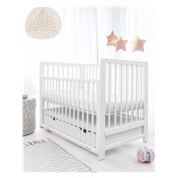 Dětská postýlka New Baby LILLY se stahovací bočnicí a šuplíkem bílá