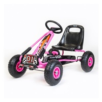 Dětská šlapací motokára Go-kart Baby Mix Razor růžová