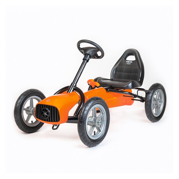 Dětská šlapací motokára Go-kart Baby Mix Buggy oranžová