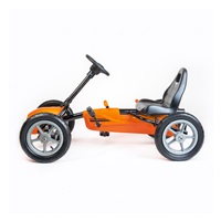 Dětská šlapací motokára Go-kart Baby Mix Buggy oranžová