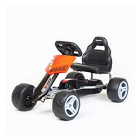 Dětská šlapací motokára Go-kart Baby Mix Speedy červená