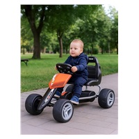 Dětská šlapací motokára Go-kart Baby Mix Speedy červená