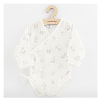 Kojenecké mušelínové body s bočním zapínáním New Baby  Zoe