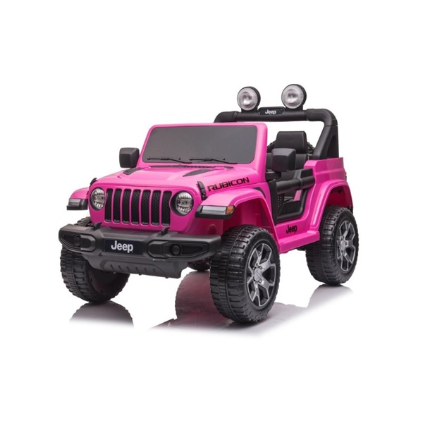 Dětské elektrické autíčko Baby Mix Jeep Wrangler Rubicon růžové
