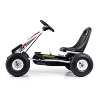 Dětská šlapací motokára Go-kart Milly Mally Thor bílá