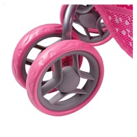 Multifunkční kočárek pro panenky Baby Mix Jasmínka světle růžový
