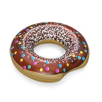 Dětský velký nafukovací kruh Bestway DONUT 107cm brown