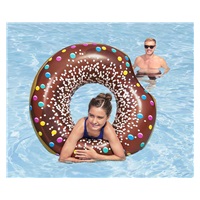 Dětský velký nafukovací kruh Bestway DONUT 107cm brown