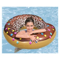 Dětský velký nafukovací kruh Bestway DONUT 107cm brown