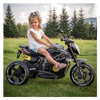 Dětská elektrická motorka Baby Mix Calabre černá