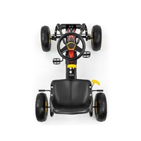 Dětská šlapací motokára Go-kart Milly Mally Thor černá