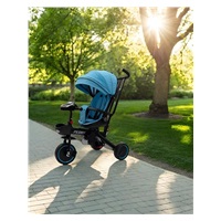 Dětská tříkolka Baby Mix Peony EVA modrá