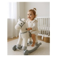 Houpací hračka s melodií a kolečky Unicorn Baby Mix bílá