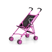 Dětský golfový kočárek pro panenky Milly Mally Julia Prestige Black