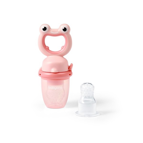 Kousátko na krmení Baby Ono FROG růžové