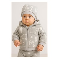 Kojenecká Wellsoft zimní čepička New Baby Winter times