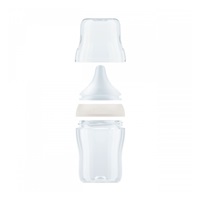 Kojenecká láhev NUK Perfect Match Temperature Control 150 ml šedá