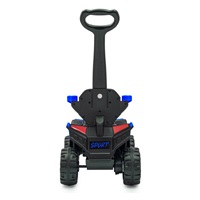 Dětské elektrické odrážedlo Baby Mix Ruggy s vodící tyčí modré