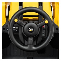 Dětský elektrický traktor Baby Mix CAT žlutý