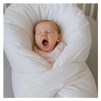 Luxusní péřová zavinovačka New Baby  - péřová výplň 80x80 cm