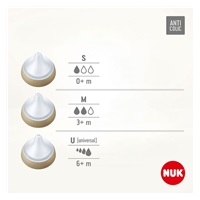 Skleněná kojenecká láhev NUK Perfect Match Temperature Control 230 ml