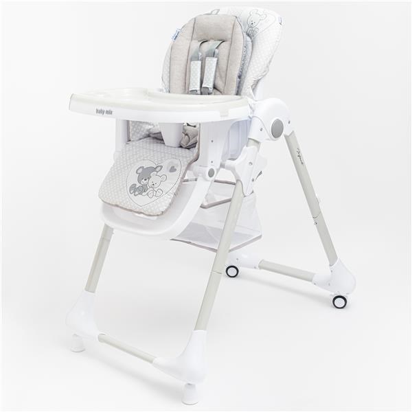 Jídelní židlička Baby Mix Infant grey (poškozený obal)