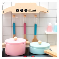 Dětská dřevěná kuchyňka s vybavením Montessori Baby Mix bílá
