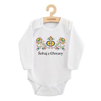 Dětské body s potiskem New Baby Lidový vzor Šohaj z Moravy