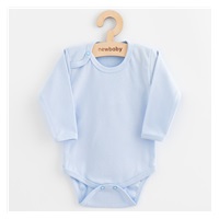 Kojenecké celorozepínací body New Baby Classic II modré
