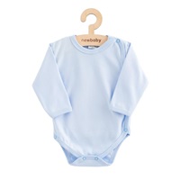 Kojenecké celorozepínací body New Baby Classic II modré