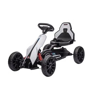 Dětská šlapací motokára Go-kart Baby Mix Speedster bílá