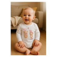 Dětské body s potiskem New Baby Love Bears