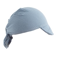 Dětský letní mušelínový šátek s kšiltem New Baby blue