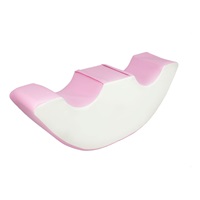 Pěnové houpadlo pro 2 děti - Rocking Bean white pink