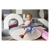 Pěnové houpadlo pro děti - Rocking Bean white pink