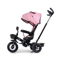 Dětská tříkolka Milly Mally Movi black-pink