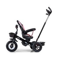 Dětská tříkolka Milly Mally Movi black-pink