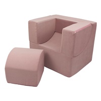 Dětské rozkládací křeslo-lenoška pink