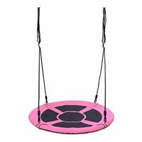 Houpací kruh čapí hnízdo 100 cm Baby Mix růžový