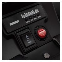 Dětské elektrické odrážedlo Baby Mix Ruggy s vodící tyčí modré (poškozený obal)