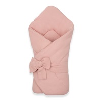 Mušelínová šněrovací zavinovačka New Baby old pink