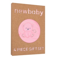 Kojenecká soupravička do porodnice New Baby Sweet Bear old pink
