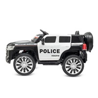 Dětské elektrické autíčko Baby Mix Police 4x4 černé (poškozený obal)