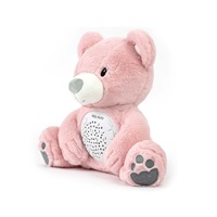 Plyšový usínáček medvídek s projektorem Milly Mally Bear pink