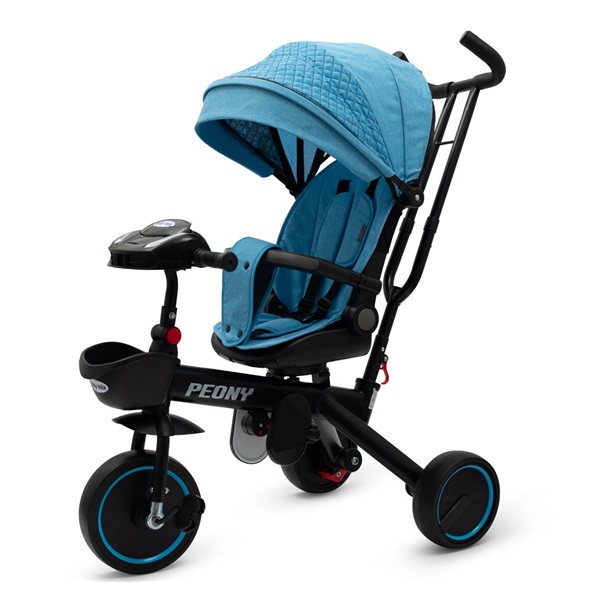 Dětská tříkolka Baby Mix Peony EVA modrá (Zánovní)