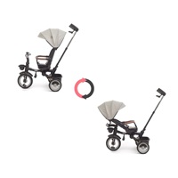 Luxusní dětská tříkolka s osvětlením Milly Mally Twinkle grey
