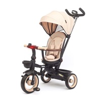 Luxusní dětská tříkolka s osvětlením Milly Mally Twinkle beige