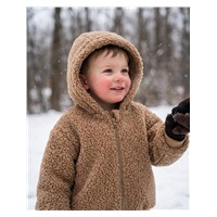 Kojenecká zimní mikinka s kapucí New Baby Teddy Winter