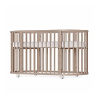 Dětská rostoucí postýlka 3v1 oválná + matrace New Baby kašmírová